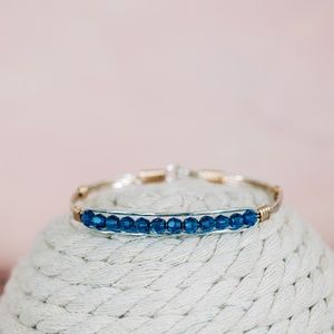 Thin Blue Line Bracelet